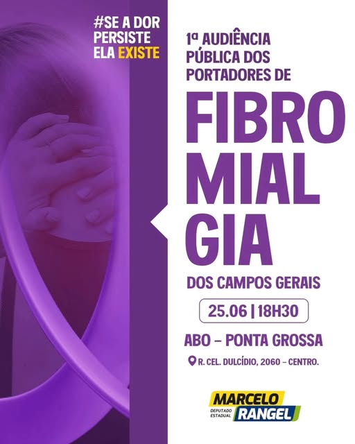 Audiência Pública em Ponta Grossa discute políticas para pessoas com fibromialgia